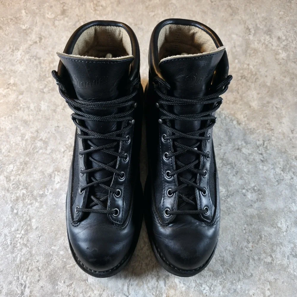 Danner Light Everyday Hiking Boots Size 9 EE Vibram Sole Black Leather USA Made Danner - Danner Light Black main image 4